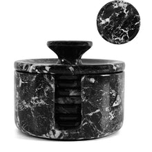 Load image into Gallery viewer, COASTER SET - ROUND WITH CAP
