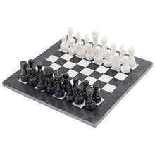 Load image into Gallery viewer, RADICALn Black and White 15 Inches High Quality Marble Full Chess Set
