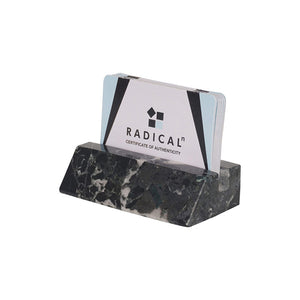 Business Card Holder Black Handmade Marble Office Desk Organizers