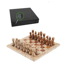 Load image into Gallery viewer, Coral &amp; Red Premium Quality Marble Chess Set - 30cm
