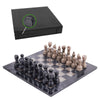 Black and Oceanic Chess Set -38cm With Standard Storage