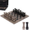  Chess board, chess set, marble chess set