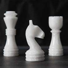 Load image into Gallery viewer, RADICALn Natural Marble Black and White Staunton Tournament Chess Set

