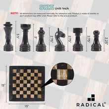 Load image into Gallery viewer,  Chess board, chess set, marble chess set
