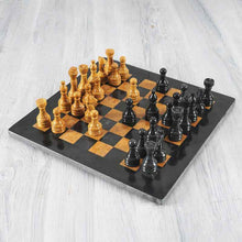 Load image into Gallery viewer,  Chess board, chess set, marble chess set
