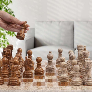  Chess board, chess set, marble chess set