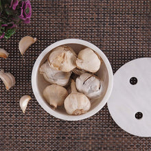 Load image into Gallery viewer, Marble Handcrafted Garlic Keepers Natural Marble Garlic Storage Jar Garlic Container for Counter
