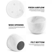 Load image into Gallery viewer, Marble Handcrafted Garlic Keepers Natural Marble Garlic Storage Jar Garlic Container for Counter
