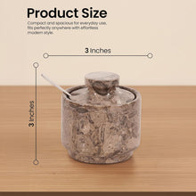 Load image into Gallery viewer, Salt Cellar Set of 2 with Spoon Premium Kitchen Tabletop Salt &amp; Spice Accessory
