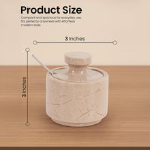Load image into Gallery viewer, Salt Cellar Set of 2 with Spoon Premium Kitchen Tabletop Salt &amp; Spice Accessory
