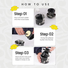 Load image into Gallery viewer, Marble Butter Dish - Butter Crock
