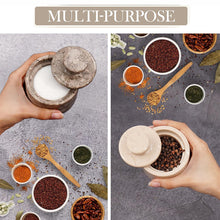 Load image into Gallery viewer, Stylish Marble Salt Cellar (Set of 2), Trinket Box Kitchen Décor Salt Pepper Bowls
