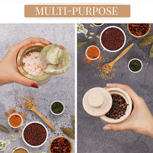 Load image into Gallery viewer, Stylish Marble Salt Cellar (Set of 2), Trinket Box Kitchen Décor Salt Pepper Bowls
