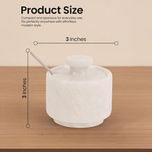 Load image into Gallery viewer, Salt Cellar Set of 2 with Spoon Premium Kitchen Tabletop Salt &amp; Spice Accessory
