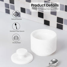 Load image into Gallery viewer, Salt Cellar Set of 2 with Spoon Premium Kitchen Tabletop Salt &amp; Spice Accessory
