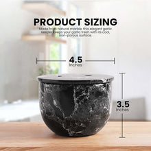 Load image into Gallery viewer, Marble Handcrafted Garlic Keepers Natural Marble Garlic Storage Jar Garlic Container for Counter
