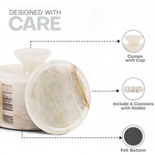 Load image into Gallery viewer, COASTER SET - ROUND WITH CAP
