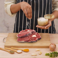 Load image into Gallery viewer, Marble Salt Cellar Small with Magnetic Lid  Handmade Kitchen Salt &amp; Spice Container
