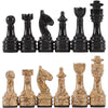 Handmade Black and Coral Premium Quality Chess Figures