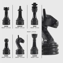 Load image into Gallery viewer, Handmade Black and White Premium Quality Chess Figures
