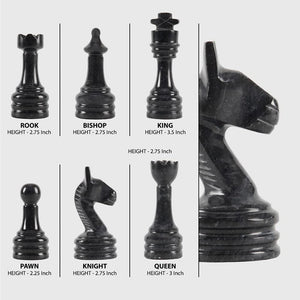 Handmade Black and White Premium Quality Chess Figures