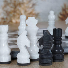 Load image into Gallery viewer, RADICALn Handmade Marble Black and White Staunton Tournament Chess Set

