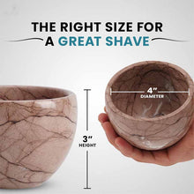 Load image into Gallery viewer, Radicaln Handmade Marble Shaving Cream Bowl
