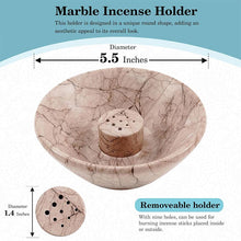 Load image into Gallery viewer, Radicaln Marble Incense palo Santo Holder Easily Grab Incense- Incense Burner for Home décor
