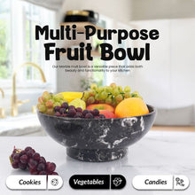 Load image into Gallery viewer, Fruit Dish 10&quot; Design C Black
