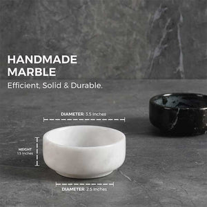 Radicaln Handmade Marble Sauce Cups - Dipping Bowl Cup Set