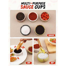 Load image into Gallery viewer, Handmade Marble Sauce Cups  Radicaln  Cups - Dipping Bowl Cup Set
