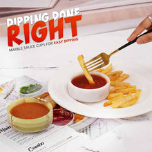 Load image into Gallery viewer, Handmade Marble Sauce Cups  Radicaln  Cups - Dipping Bowl Cup Set
