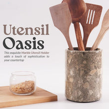 Load image into Gallery viewer, Marble Utensil Holder - Home Accessories

