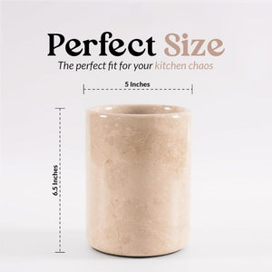 Marble Utensil Holder - Home Accessories