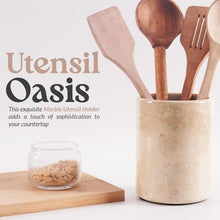 Load image into Gallery viewer, Marble Utensil Holder - Home Accessories
