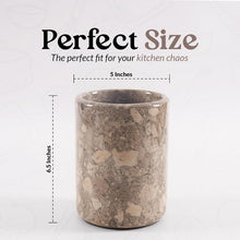 Load image into Gallery viewer, Marble Utensil Holder - Home Accessories
