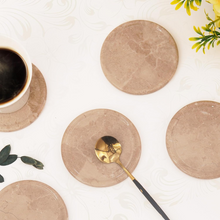 Load image into Gallery viewer, Marble Kitchen Coaster Set With Holder
