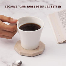 Load image into Gallery viewer, Marble Set of 6 Kitchen Star Coaster Plates
