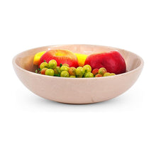 Load image into Gallery viewer, Marble Fruit Bowl Without Stand - Kitchen Serving Bowl - 25 cm
