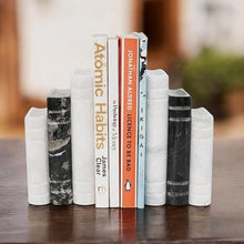 Load image into Gallery viewer, bookend , marble bookend, home decor
