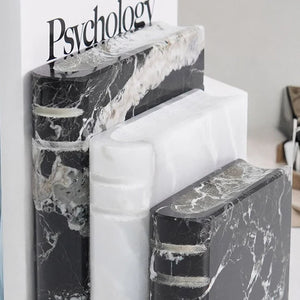 bookend , marble bookend, home decor