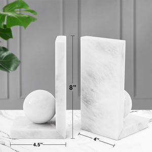 bookends, marble bookends, decorative bookends 