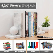 Load image into Gallery viewer, bookends, marble bookends, decorative bookends 
