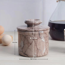 Load image into Gallery viewer, Handmade Marble Butter Dish - Butter Crock
