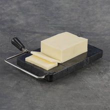 Load image into Gallery viewer, Handmade Marble Cheese Slicer-Cutting Board with Wire
