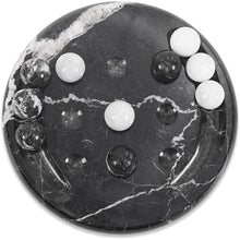 Load image into Gallery viewer, Marble Tic Tac Toe Game Set Handmade Strategy Board Games for Coffee Table Decor
