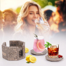 Load image into Gallery viewer, drink coasters, table decor , coaster sets
