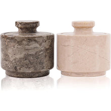 Load image into Gallery viewer, Stylish Marble Salt Cellar (Set of 2), Trinket Box Kitchen Décor Salt Pepper Bowls
