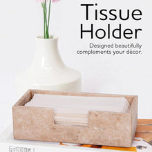 Load image into Gallery viewer, Radicaln Marble Tissue Box Cover Rectangle for Bathroom &amp; Office Desk 10 in Handmade,Tissue Holder for Bathroom &amp; Vanity Counter Decor, Napkin Holder, Felt Base Protection, Gift Ready
