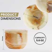 Load image into Gallery viewer, Marble Salt Cellar Big with Magnetic Lid Handmade Kitchen Salt &amp; Spice Container
